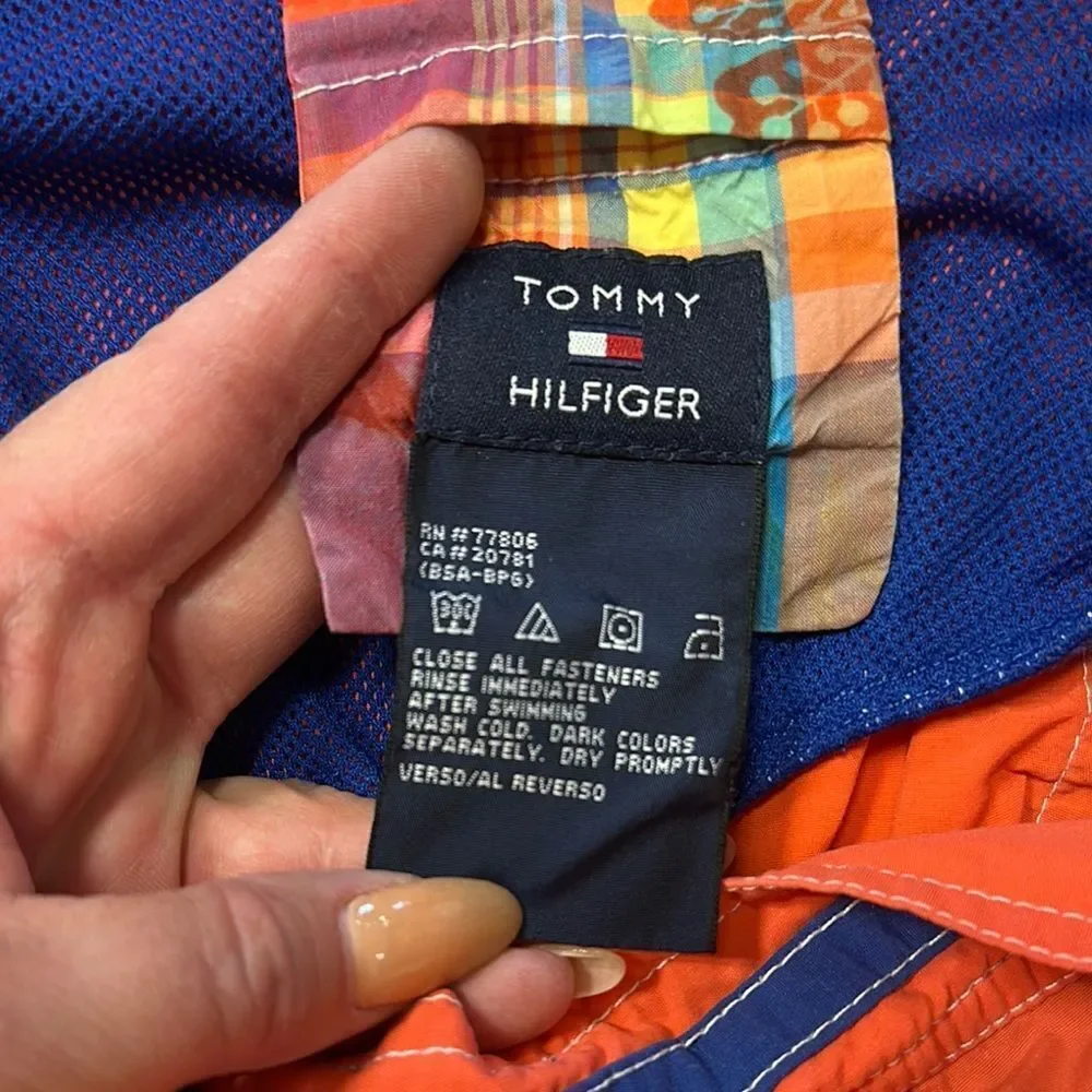 Tommy Hilfiger Orange and Yellow Board Shorts